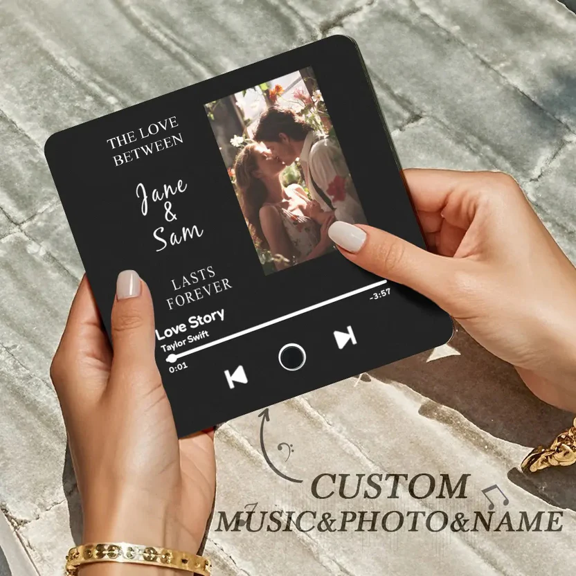 Interactive keepsake gift with playable song feature